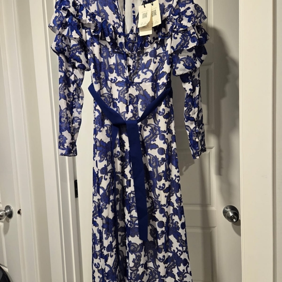 Ted Baker Blue and white dress - Picture 4 of 5